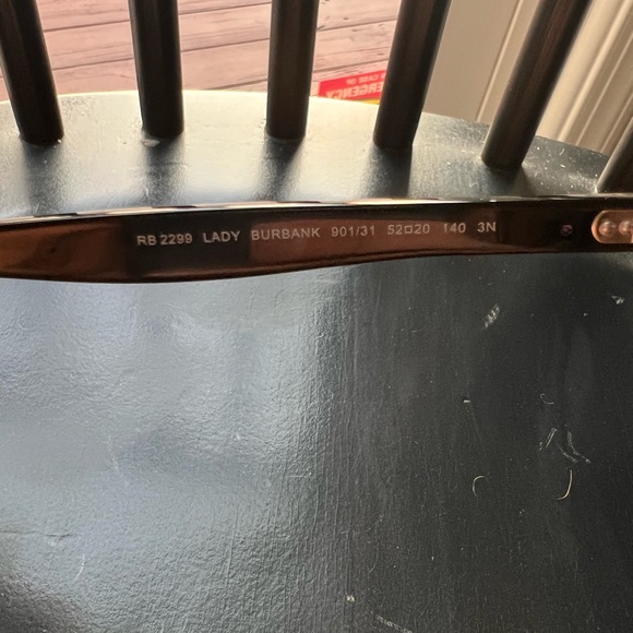 Ray-Ban Black Sunglasses LADY BURBANK - Picture 7 of 8